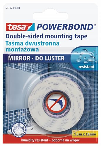 POWERBOND Montageband für Spiegel 1,5m 19mm 55732-0004-05 tesa 4042448843265