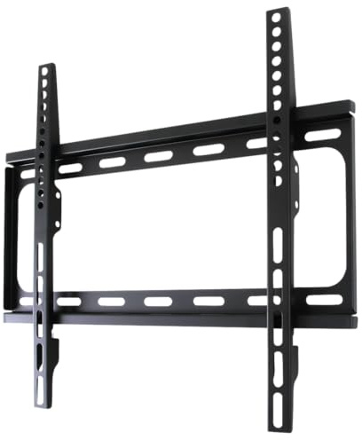Hama TV Wandhalterung (32-65 Zoll TV Halterung für Fernseher bis zu 35 kg, max. VESA 400x400, Feste Fernseh Wandhalterung inkl. Fischer Dübel & Montageanleitung) schwarz