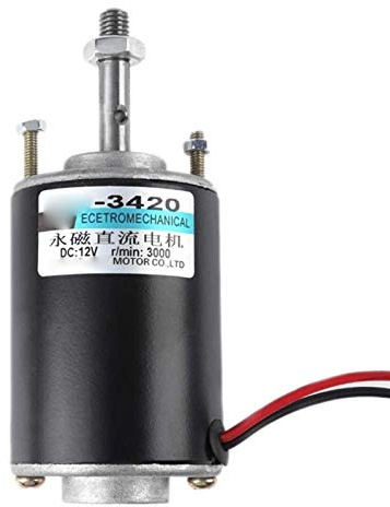 zxxin-Moteurs à Courant continu, pour Le générateur de Bricolage, Moteur CC Permanent de CW/CCW à Haute Vitesse XD-3420 30W, Durable (Speed(RPM) : 3000 RPM)