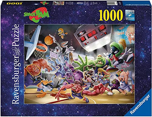 Ravensburger - Puzzle: Space Jam, Puzzle 1000 Piezas, Puzzles para Adultos, Puzzle 1000 Piezas Adultos, Pegamento Puzzle para Enmarcar Puzzles, Rompecabezas Adulto y Niños, Pasatiempos Adulto