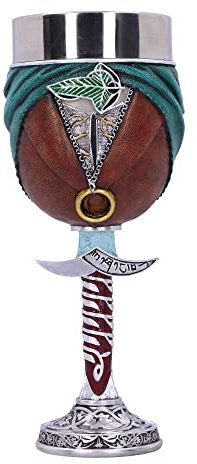 Nemesis Now Officially Licensed Lord of The Rings Frodo Goblet, Brown, 19.5cm