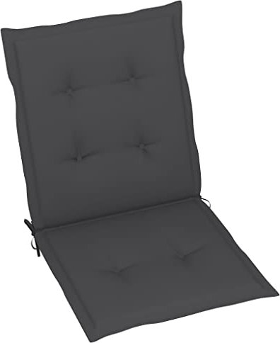 INLIFE Gartenstuhlauflagen 6 STK. Anthrazit 100x50x3 cm