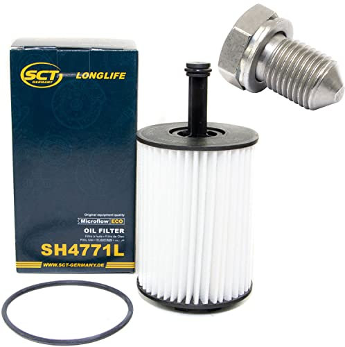 Ölfilter Motor Öl Filter SCT SH4771L + Ölablassschraube 15374