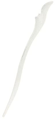 MRXFN Haarnadel Weißer Jade-Haarstab, handgefertigt, Haarnadeln, Vintage-Haarstab, antike dekorative Haargabeln, Haarschmuck for Damen und Herren