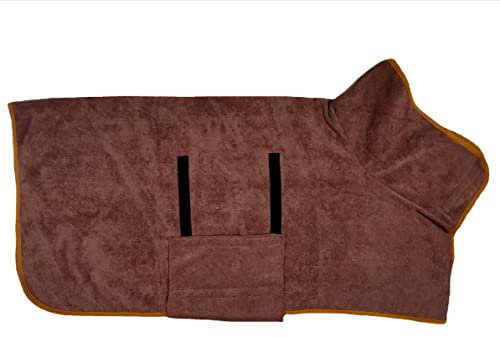EUYIMOMO Bademantel Hund Herbst und Winter Warmer Bademantel for Haustiere, schnell trocknendes Hundehandtuch, verdickter Abschnitt, saugfähiges Haustierbad aus Mikrofaser (Color : D, Size : XS)