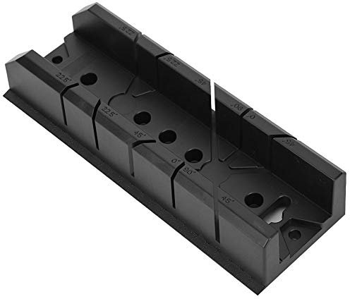 Gehrungslade Gehrungssägekasten für die Holzbearbeitung Gehrungskasten mit Säge Inklusive Schrank 0/22,5/45/90 Grad Holz-Gips-Schrägschneidewerkzeug (801)