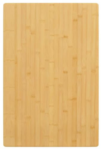 vidaXL Tischplatte, Ersatztischplatte für Couchtisch Beistelltisch Bartisch, Esstischplatte mit lackierter Oberfläche, Couchtischplatte Bambustischplatte, Bambus