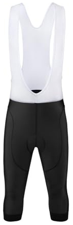 ZOLULA Herren Trägerhose Vollschwarze Sommer-Fahrrad-Trägerhose, 7-Punkte-Hose, Herren/Damen, 3/4-Reitshorts, Outdoor-Radhose (Color : Pants, Size : L)