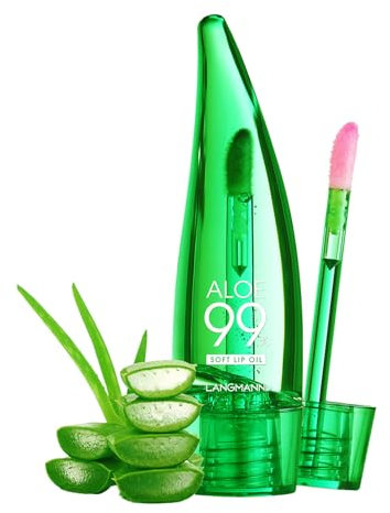 Aloe Vera Lip Oil, Magic Colour Changing Lip Gloss Long Lasting Organic Lipgloss Set Lips Moisturizer Aloe Vera Lip Stick Balm (1pcs Lip Oil)