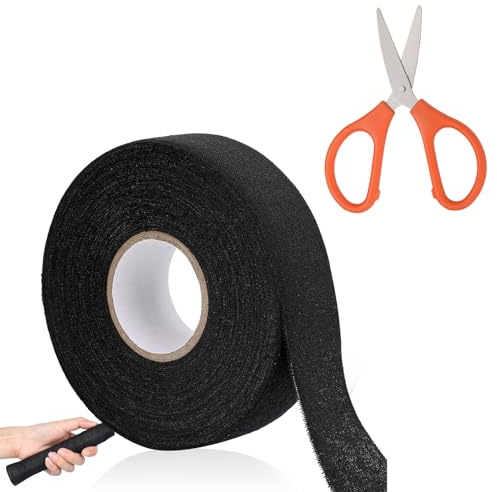 Hockey Tape, Adhesive Hockey Stick Tape, Self-Adehesive Grip Tape, Anti Slip Hockey Stick Tape, Sweat Absorbent Grip Cloth Tape, for Hockey, Squash Racket, Badminton Grip,Skipping Rope,Fishing Rod