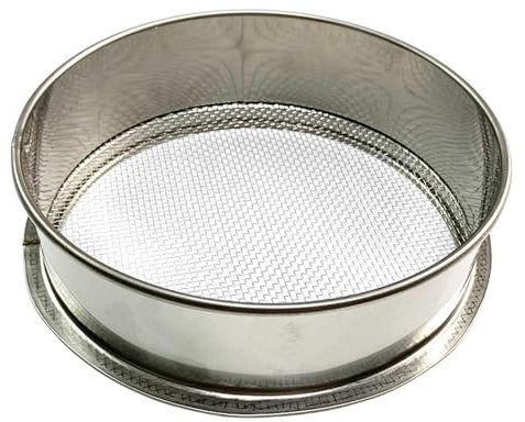 Utomhus lövkratta – trädgård metall kratta för blad, gräsmatta kratta löv fin kratta I liten handhållen trädgård kratta, trädgårdssiktning, metall trädgårdsnät kratta, trådnät kratta för gräs