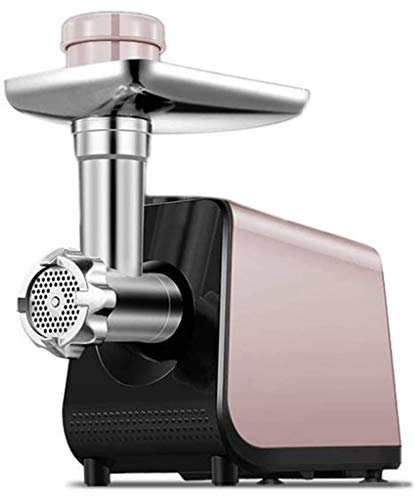 HAVVMK Picadora de Carne eléctrica, picadora de Carne, embutidora de Salchichas, Cuchilla de Corte, Accesorios para Tubos de Relleno de Salchichas para Uso doméstico, pequeño Regalo Comer