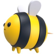 Winkee - Biene Zahnstocherspender I Praktischer Zahnstocher-Spender I Toothpick Zahnpflege Küche I Für handelsübliche 6cm Zahnstocher