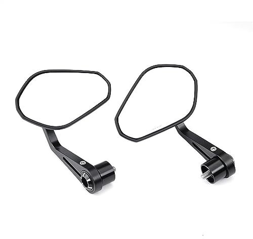 Motorrad Lenkerendenspiegel Für K&AWASAKI Für Z125 Für Z250 Für Z300 Für Z650 Für Z750 Für Z800 Für Z900 Für Z1000 Motorrad Lenker Rückspiegel(A)