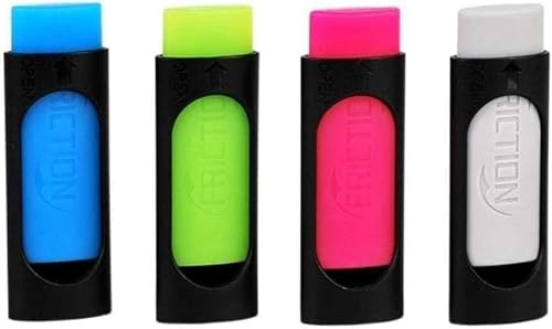 4 Pcs Friction Ink Eraser Ink Rubber for Erasable Pen Stationery Office School Supply Gift Random Eraser Dedicated for Gel Color C4O5 Pen-Style Erasers Erasers and Correction Products