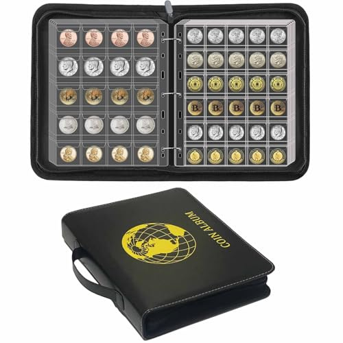 400 Pockets Coin Collection Album Book Holder for Collectors