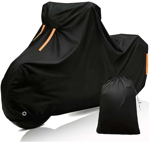 Cubierta de Motocicleta para Harley-Davidson FXSTC 1340 Softail Custom丨Funda Moto Exterior Impermeable ATV Quad Funda Protectora UV Impermeable Sol Lluvia Polvo