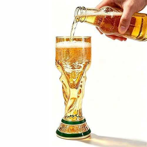YushengTai Fotbollsölmugg 480 ml öl öl fotboll öl cocktail dryck fotboll fest (Hercules – pläterad)