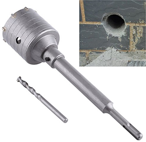 65mm Lochschneider Schneiden Durchmesser Beton Bohrer Wand Lochsäge Cutter Kit Ziegel Zement Stein Loch Schneiden Mit 200mm Zugstange Schraubenschlüssel