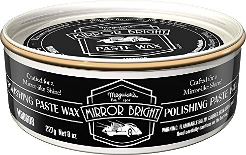 Meguiar's MB0608EU Mirror Bright Polishing Paste Wax Autowachs, 227g