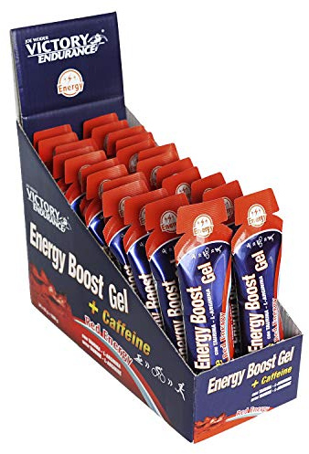 Energy Boost Gel Caffeine Red Energy 42g x 24 gels. Énergie rapide et durable.Avec Caféine et Guarana.