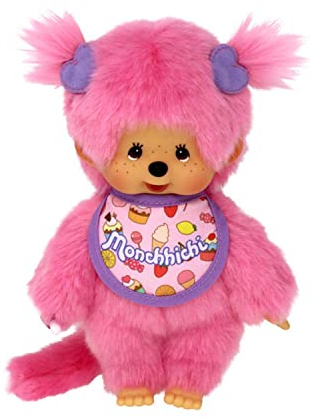 BANDAI - Monchhichi - Plüschtier Monchhichi Frozen Fruits - Ikonisches Affenkuscheltier der 80er Jahre, Superweiches Kuscheltier 20 cm für Kinder - Spielzeug für Kinder ab 2 Jahren - SE23388