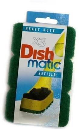12 x Dishmatic Heavv Duty Green Refills