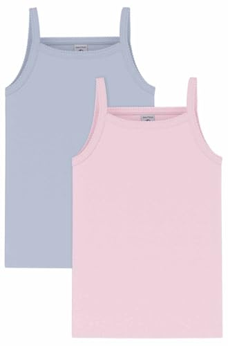 Set di Canottiere per Bambini in Cotone Tinta Unita