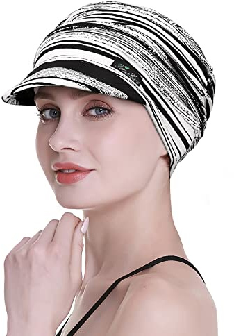 FocusCare Weiche Chemo-Schals für Frauen, Bambus-Stoff, Baseballmütze, Turban für Haarausfall
