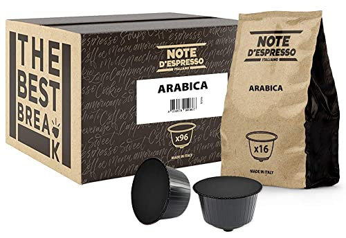 Note d'Espresso - Arabica - Capsules de Café - Exclusivement Compatible avec les Machines NESCAFE* DOLCE GUSTO* - 96 caps