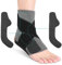 Tobillera para Tendinitis, Soporte de Tobillo Ajustable con Placa de PE para Estabilizar la Fuerza para la Recuperación de Lesiones Alivio del Dolor Crónico de Tobillo Artritis Tendinitis 1 pieza