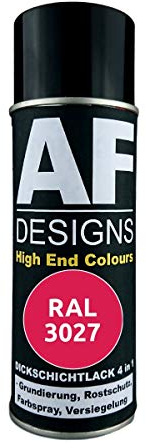 4 en 1 RAL 3027 rojo frambuesa capa gruesa barniz spray