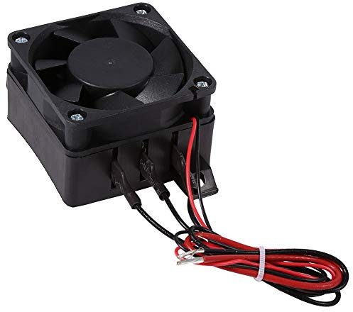 PTC Car Fan Air Heater, 100W 12V Energy Saving PTC Car Fan Air Heater Constant Temperature Heating Element Heaters with Heating and Fan Modes for Bedroom, Office and Indoor Use
