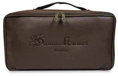 Tasche,Hülle aus Kunstleder für Backgammon Brett, Schachkassette, Schachspiel (40 cm)