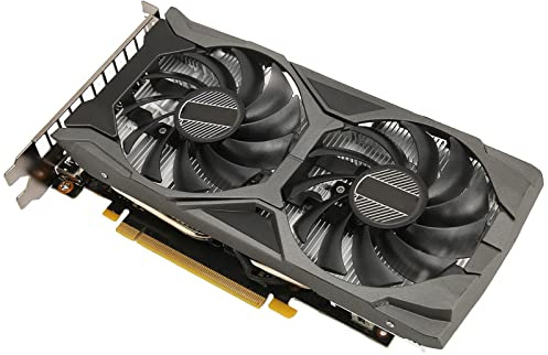 PUSOKEI GTX1660 Super Gaming Grafikkarte, Computergrafikkarten 8 Pin 6GB GDDR6 Grafikkarte 1785MHz GPU Clock 192bit, Dual Cooling Fan, Heatpipe Heat Dissipation