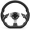 Tbest Volante in stile fibra di carbonio universale 320MM per auto con bottone clacson, Accessorio per modifica interna auto