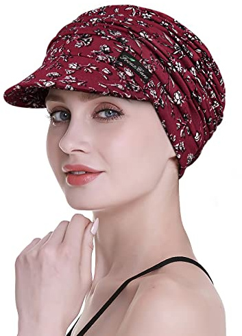 FocusCare Weiche Chemo-Schals für Frauen, Bambus-Stoff, Baseballmütze, Turban für Haarausfall