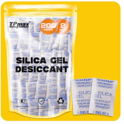 200 paket 2 gram kiselgel torkmedel avfuktare