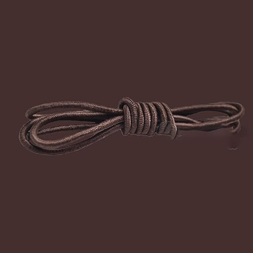 25 Metros 2 mm Banda de Goma Elástica Redonda Cuerda de Choque Cuerda Bungee Línea de Cuerda para Prendas de Vestir Bolsa de Cordones Accesorios de Costura-Marrón,2mm,25 Metros