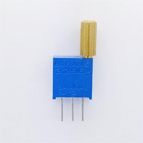 JMORCO 100PCS 3296W Griff Potentiometer WiderstandOhm Trimpot Trimmer 1K 2K 5K 10K 20K 50K 100K 200K 500K 1M ohm 100R 200R 500R (Size : 2K Ohm)