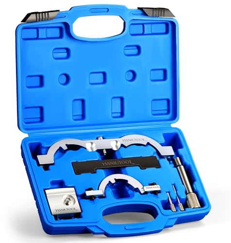 Turbo Engine Timing Tool Kit for Vauxhall Opel Chevy Chevrolet Aveo Cruze 1.0 1.2 1.4, Camshaft Holding Locking Engine Camshaft Alignment Tool set for 2009 to 2020 1.0 1.2 1.4L Chevrolet (Silver)