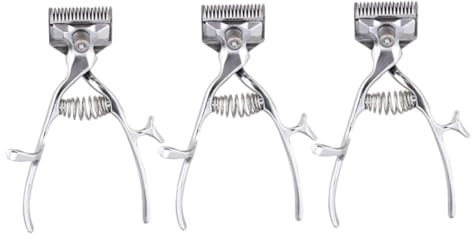 Ipetboom 3pièces Tondeuse Pour Chien Et Chat Outil De Toilettage Manuel Silencieux Pour Poils Animaux De Compagnie