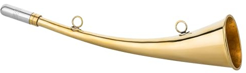 Hunting Horn Fog Horn 12 cm 16 cm 22 cm 25 cm 31 cm Hunting Boat Made of Polished Brass Golden (31 cm)