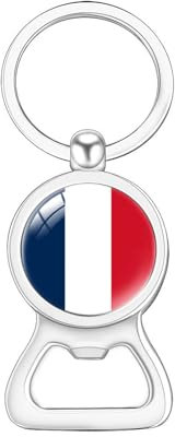 Okaywork Drapeau de l'Allemagne Ouvre-Bouteille en Métal Porte-Clés Portable Pour Bière, Verre et Cristal - Souvenir Voyage Cadeau