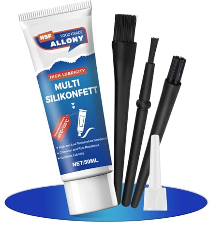 ALLONY Graisse Alimentaire Machine a Cafe, Graisse Alimentaire, Graisse Silicone, Convient pour la Graisse à Usage Général pour Machines à Café, Joints, Joints Toriques, etc, 50ml