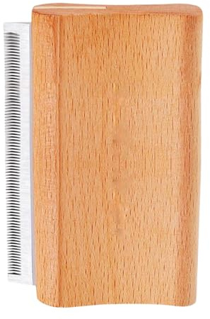 Hundekämme zur Fellpflege, Hundebürste | Bürste für Hunde und Katzen mit Holzgriff, Hundebürste für Da, Haarbürste, Haarbürste für Welpen für c