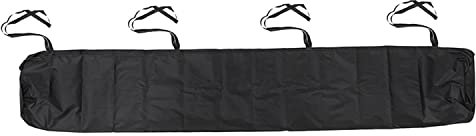 Housse de Protection pour auvent d'extérieur, Housse pour auvent de terrasse imperméable, Housse étanche à la poussière, Housse de Store avec Sac de Rangement (Noir, 2,5 m)