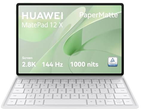 HUAWEI MatePad 12 X 12GB+256GB PaperMatte with Keyboard Tablet, Green | 12-inch 2.8K FullView Display, 144 Hz Refresh Rate, 1000 nit, Painting APP GoPaint, NearLink, 10100 mAh Battery