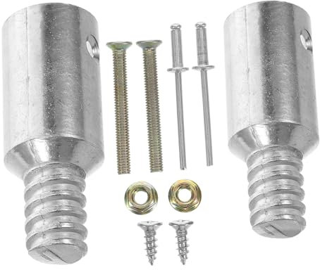 CIYODO Robust Aluminum American Threaded Connection Parts Threaded Handle Tips for Broom Pole Replacement Kit Lightweight Strong