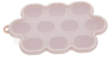 VICASKY Eiswürfelform aus Silikon zum Selbermachen Gefrierform für Babynahrung mit Deckel Antihaft-eisform für Gefrierschrank Silikon-eiswürfelform als Küchenhelfer